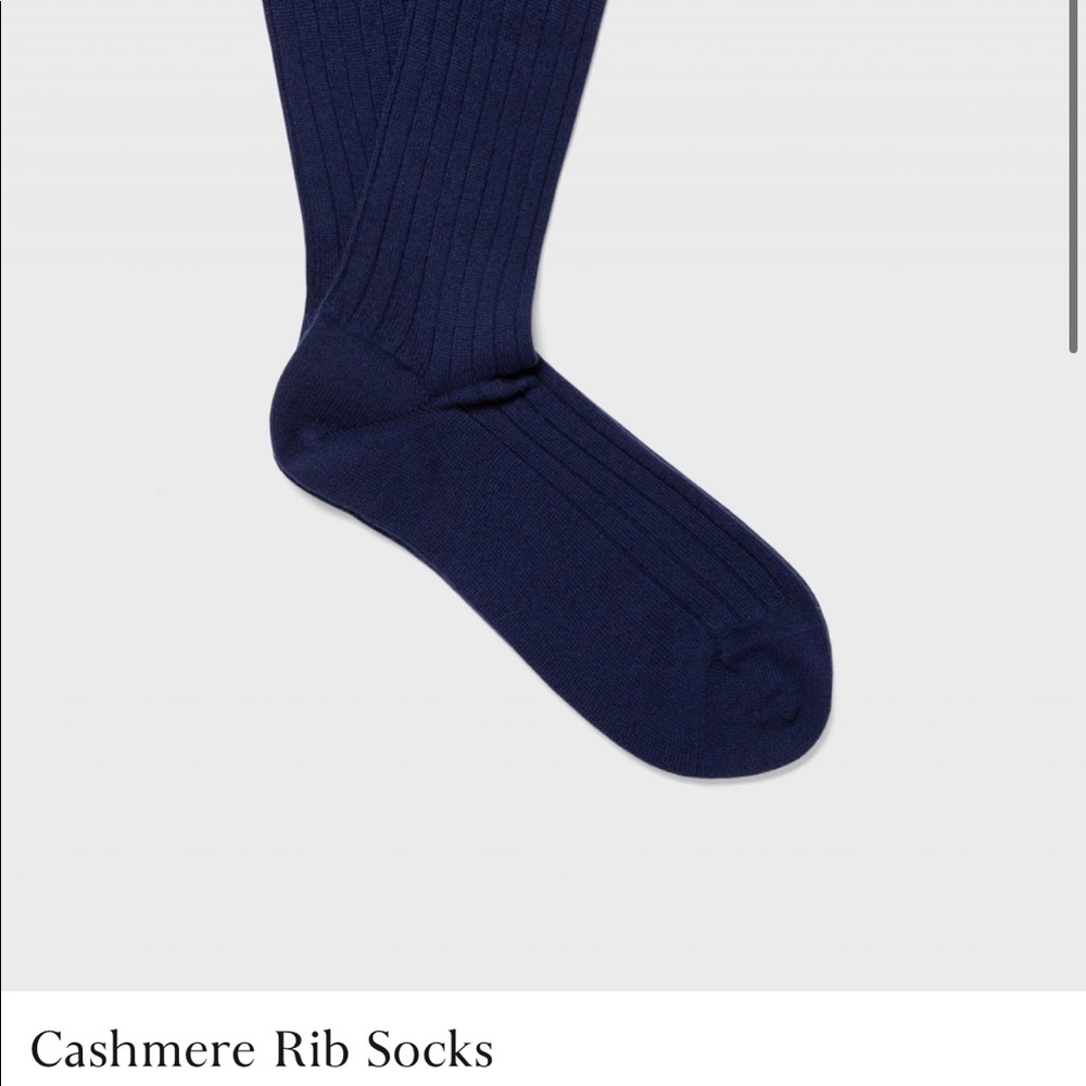 Sunspel Cashmere Socks M/L